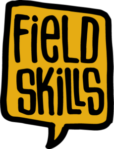 En logotyp för Field Skills.
